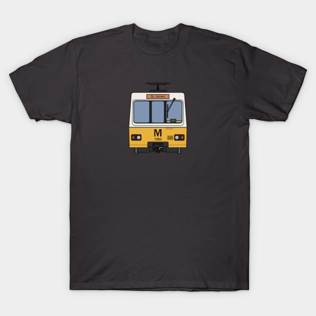 Tyne and Wear Metro (1980) T-Shirt by charlie-care